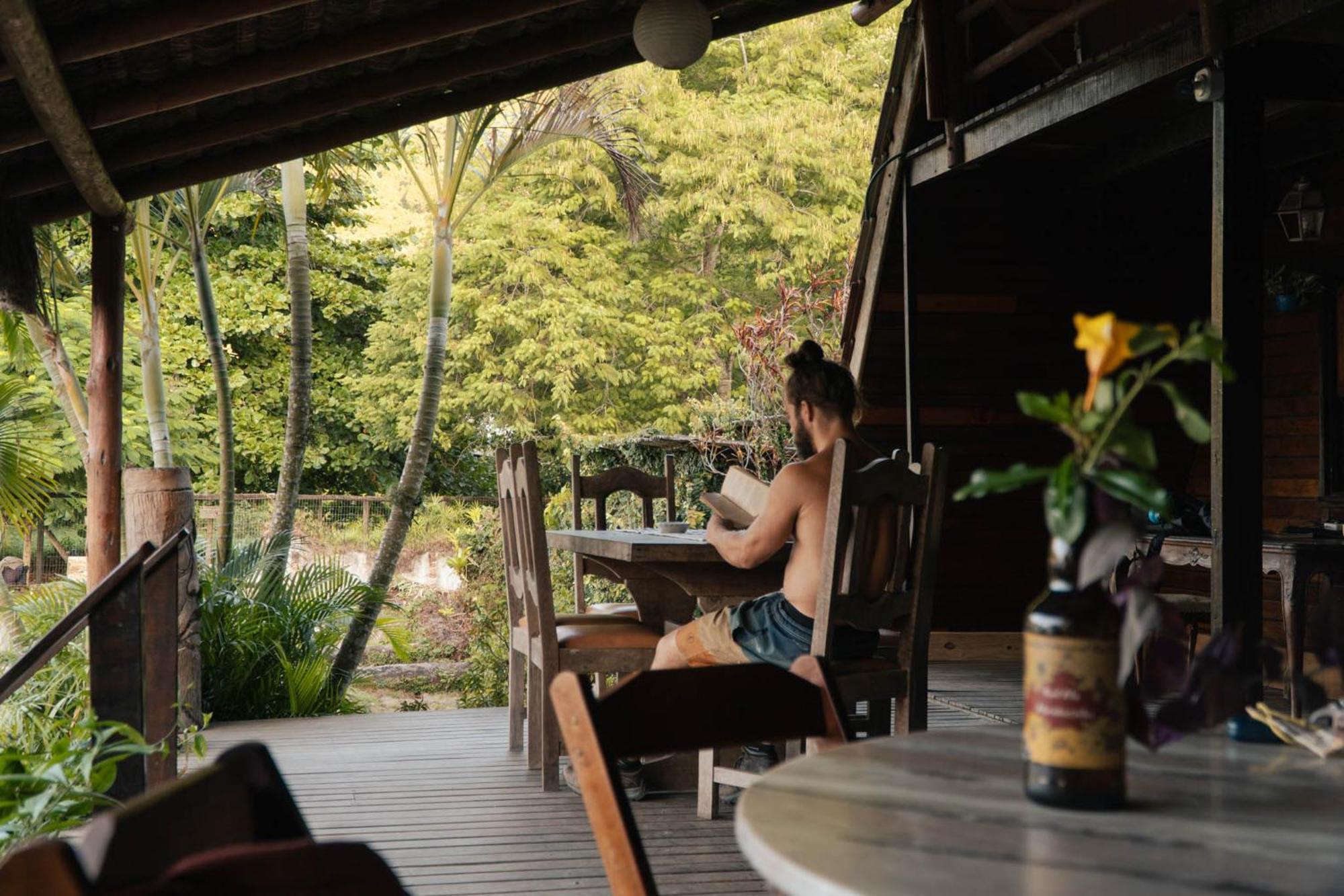 O Chale - Vila Do Abraao, Ilha Grande ภายนอก รูปภาพ